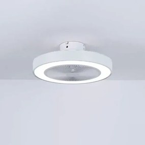 Ανεμιστήρας Οροφής Με Φως Led & Τηλεχειριστήριο 50εκ. Homelighting Marco White 77-50620