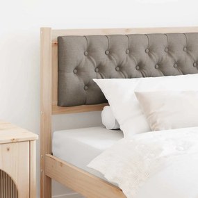 vidaXL Κεφαλάρι Άλλο Καφέ και ταμπά 100 cm Μασίφ ξύλο πεύκου