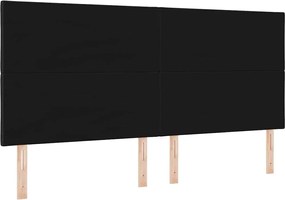 vidaXL Κεφαλάρι Μαύρο 200 cm ύφασμα