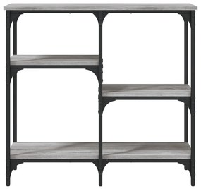 vidaXL Τραπέζι Κονσόλα Γκρι Sonoma 80x29x75 εκ. Επεξεργασμένο Ξύλο