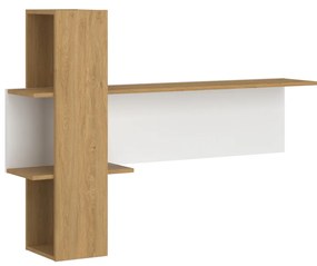 Κρεμαστό Ράφι Neptune Λευκό-Σονόμα 108x28x98cm TO-NEPTUNESHELF108