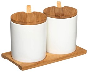 Δοχείο Ζάχαρης + Καφέ (Σετ) F-V Jar &amp; Bamboo 179612