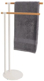 Σταντ Για Πετσέτες (39.5x22x77.5) T-D 96163210 White/Bamboo