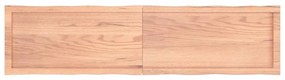 vidaXL Επιφ Τραπεζιού Αν Καφέ 160x40x(2-4)εκ.Ακατέργ. Μασίφ Ξύλο Δρυός