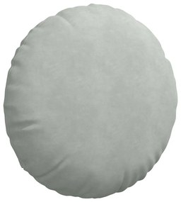 vidaXL Μαξιλάρια καθισμάτων 2 pcs Ανοιχτό γκρι Ø 40 x 13 εκ. Βελούδο