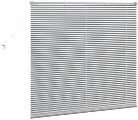 vidaXL Ρολό Παραθύρου με κουρτίνες Ασημί Αλουμίνιο
