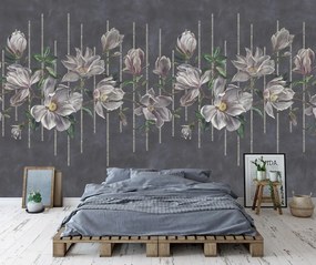 Ταπετσαρία τοίχου ετοίμων διαστάσεων λουλούδια 08199Q 100cm x 150cm