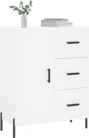 vidaXL Ντουλάπι Λευκό 69,5 x 34 x 90 εκ. από Επεξεργασμένο Ξύλο