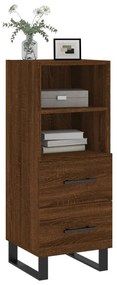 vidaXL Ντουλάπι Καφέ Δρυς 34,5 x 34 x 90 εκ. Επεξεργασμένο Ξύλο