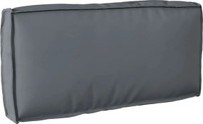 vidaXL Μαξιλάρι Ανθρακί 80 x 40 x 12 cm Ύφασμα Όξφορντ