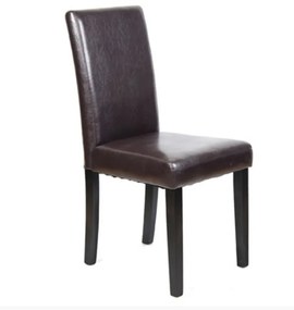 Καρέκλα Maleva-L Wenge Σκελετός Καφέ PU 42x56x93cm