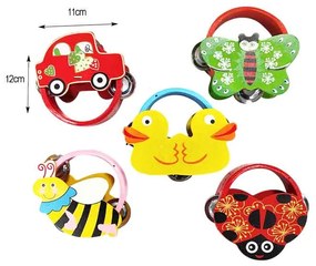 Παιδικό Ξύλινο Ντέφι - Children&#039;s Wooden Tambourine