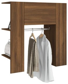 vidaXL Ντουλάπι Διαδρόμου Καφέ Δρυς 97,5 x 37 x 99 εκ. Επεξεργ. Ξύλο