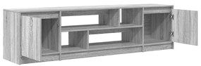 Έπιπλο Τηλεόρασης Γκρι Sonoma 188,5x41x50 εκ. Επεξεργ. Ξύλο - Γκρι