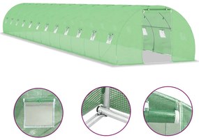 vidaXL Θερμοκήπιο 54 μ² 18x3x2 μ.