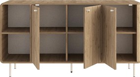 Μπουφές Colia Megapap χρώμα sepet oak 150x44x80εκ.