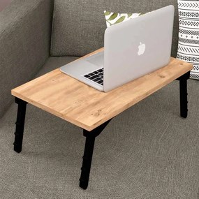 Τραπεζάκι laptop Sidon Megapap από μελαμίνη χρώμα pine oak 60x35,5x23,5εκ.-GP041-0031,1
