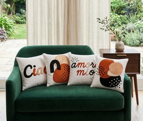 Stewehome Σετ 4 τεμαχίων διακοσμητικών μαξιλαροθηκών με ψηφιακή εκτύπωση 3D μποέμ στυλ 43x43 cm