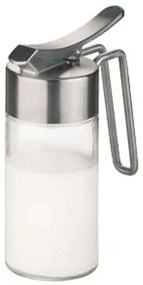 Γαλατιέρα Με Καπάκι 650376 225ml Clear-Silver Tescoma Ατσάλι,Γυαλί