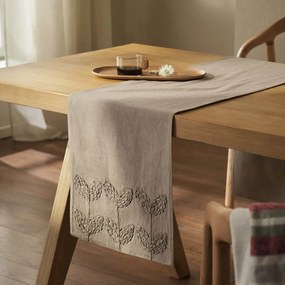 Runner Eleanor 172/06 Taupe Gofis Home 33X150 100% Βαμβάκι