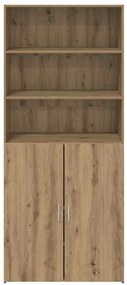 vidaXL Highboard Artisan Oak 80 x 42,5 x 185 εκ Επεξεργασμένο ξύλο