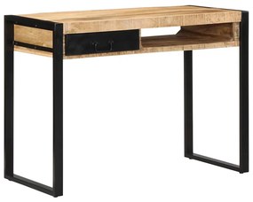 Γραφείο vidaXL 100x50x75 cm Στερεό ακατέργαστο ξύλο Mango