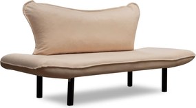 Διθέσιος Καναπές Κρεβάτι Κρέμ CHATTO 70x150x75