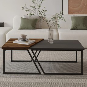 Coffee Table Set Verona P0024623 - Anthracite, Rustic Walnut Anthracite
Rustic Walnut