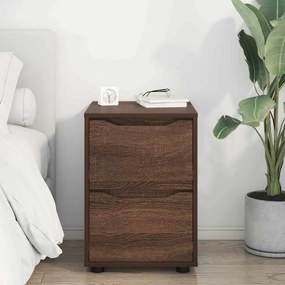 vidaXL Ντουλάπι αποθήκευσης Καφέ δρυς 40 x 48 x 57 εκ