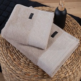 Πετσέτα Maximus Beige Nef-Nef Face 50x100cm 100% Cotton