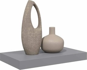 vidaXL Ράφι Τοίχου Γκρι 40x23,5x3,8 εκ. MDF