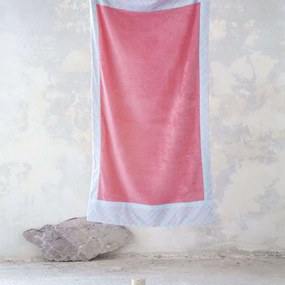 Πετσέτα Θαλάσσης - Kaya Pink Nima Beach 90x160cm 100% Cotton