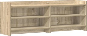 vidaXL Ντουλάπι TV 135 x 33 x 47 εκ. Sonoma Δρυς Επεξεργασμένο Ξύλο