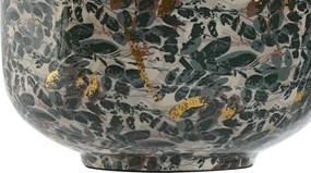 Βάζο Home ESPRIT Πράσινο Χρυσό Μέταλλο 25 x 25 x 69 cm