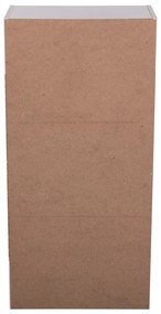 ΡΑΦΙΕΡΑ ΤΟΙΧΟΥ CUBICON  ΛΕΥΚΗ ΜΕΛΑΜΙΝΗ 38,5x23,5x80Υεκ.