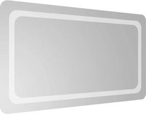 vidaXL Καθρέφτης Μπάνιου με LED 90x50 εκ.