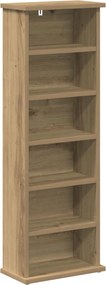 vidaXL Ντουλάπα CD 2 τμχ. Artisan Δρυς 60 x 17 x 92 εκ.