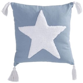 Μαξιλάρι Διακοσμητικό Παιδικό (Με Γέμιση) Hugging Star Blue Nef-Nef 35Χ35 Βαμβάκι-Πολυέστερ