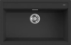Elleci Best 130 - Νεροχύτης Κουζίνας Γρανίτη 79x51 - K86 Kuro