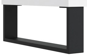 vidaXL Κομοδίνο Λευκό 40 x 30 x 50 εκ. από Επεξεργασμένο Ξύλο