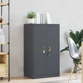 vidaXL Ντουλάπι αποθήκευσης Ανθρακί 60 x 40 x 105 εκ Ατσάλι