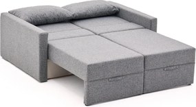 Διθέσιος Καναπές Κρεβάτι Γκρι SAROS 110x155x72