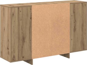 vidaXL Πλαϊνό γραφείο Artisan Oak 120 x 30 x 75 εκ Επεξεργασμένο ξύλο