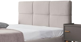 Επενδυμένο Κρεβάτι Manhattan-Gkri Anoixto-90 x 200-Με μηχανισμό ανύψωσης