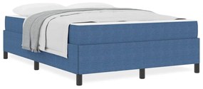 vidaXL Σκελετός Κρεβατιού Άλλο Μπλε 140 x 200 cm Βελούδο