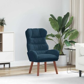 vidaXL Πολυθρόνα Μπλε 69 x 74 x 93 εκ. Βελούδο