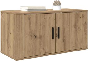 vidaXL Κρεμαστό Ντουλάπι Τηλεόρασης artisan δρυς 80 x 34.5 x 40 εκ