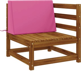 vidaXL Μαξιλάρι πλάτης SOEST 100% Πολυεστέρας Ροζ 60 x 20 x 40 cm