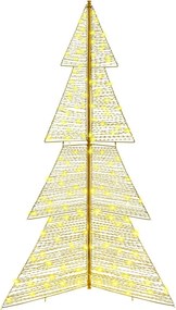 vidaXL Χριστουγεννιάτικο Δέντρο 240 LED Θερμό λευκό 180 cm PET
