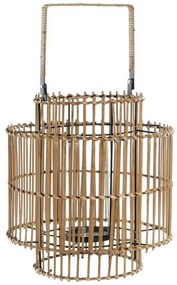 Κηροπήγιο DKD Home Decor Φυσικό Μέταλλο Bamboo 30 x 30 x 32 cm